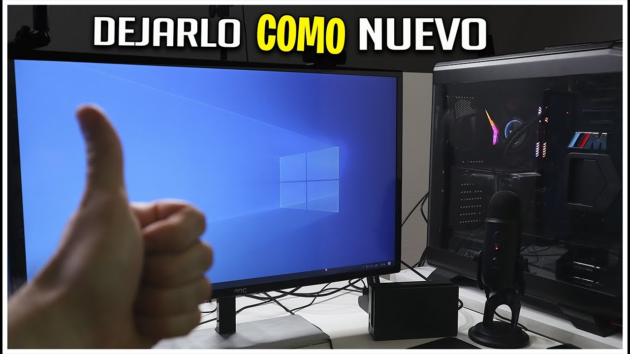 Si tu ordenador no funciona bien haz esto 🛠️ Sencillo y Eficaz