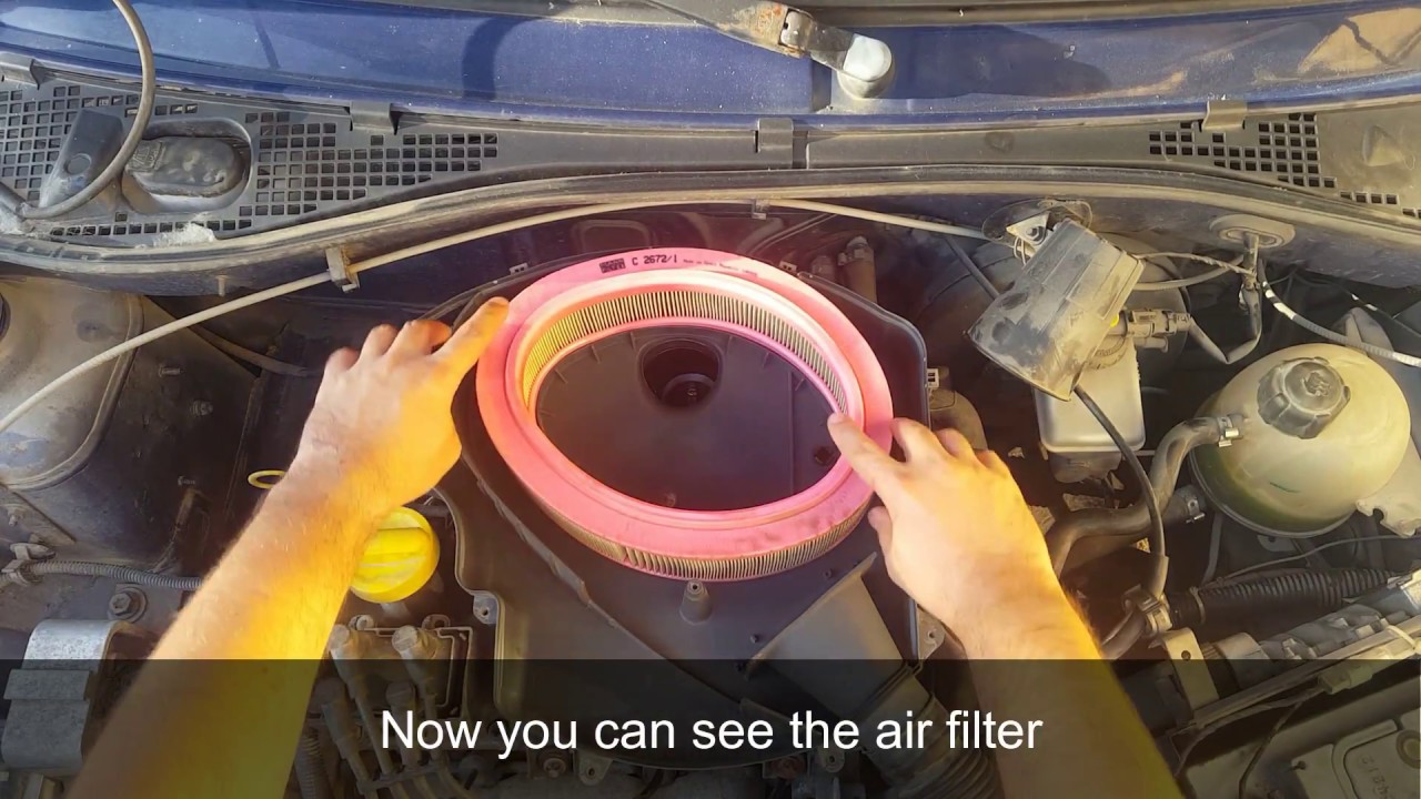 Dacia\Renault Logan Air Filter Replacement TUTORIAL