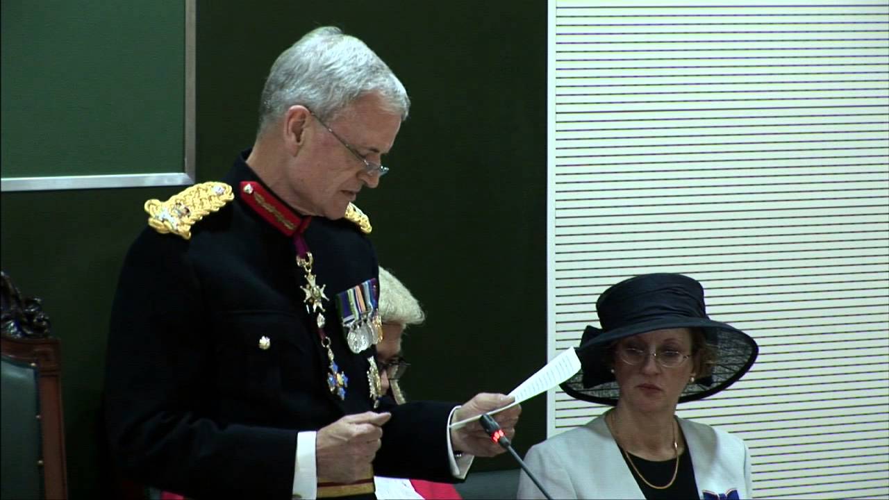 Gibraltar Governor Sir James Dutton's swearing in speech (06.12.13)