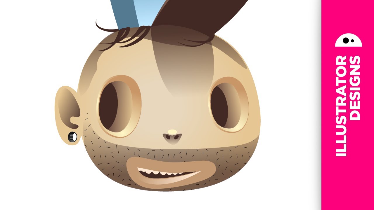 Adobe Illustrator Timelapse // character design