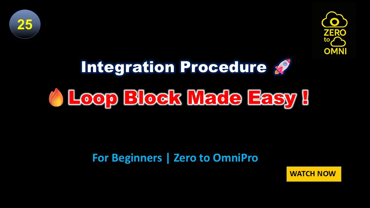 25 Integration Procedure - Loop Block | Explained with 3 Simple Examples | Omnistudio Salesforce