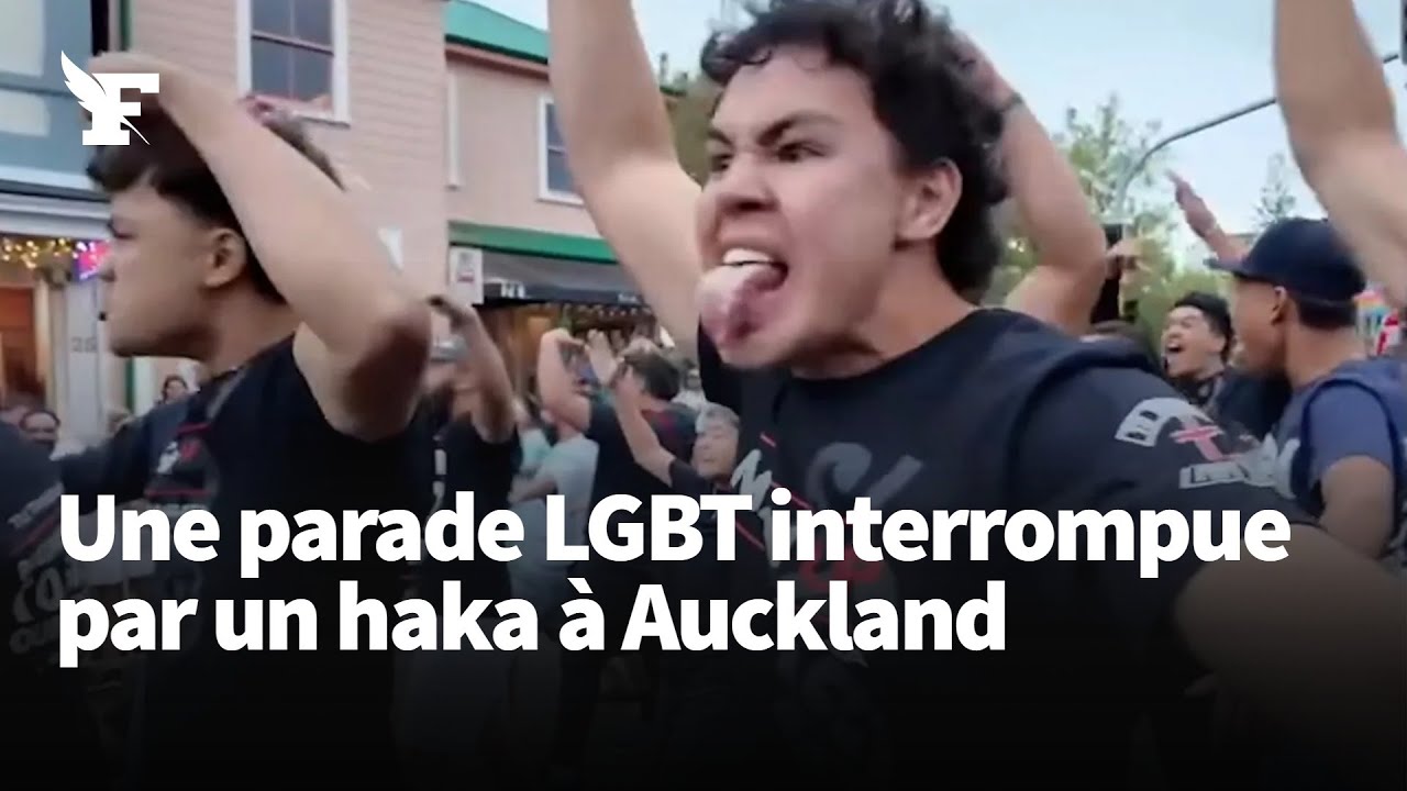 Nouvelle-Zélande: les images d'une parade LGBT interrompue par un haka à Auckland
