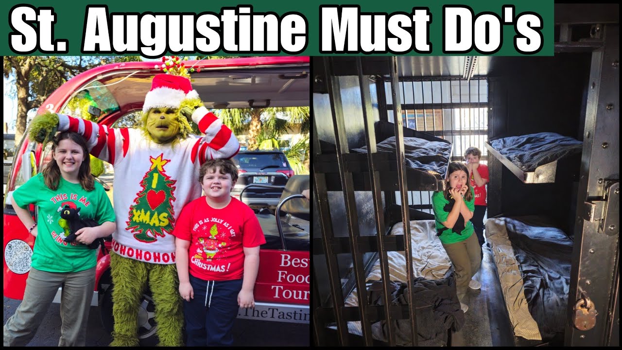 St. Augustine's BEST Family Attractions & Hilarious Grinch Ride