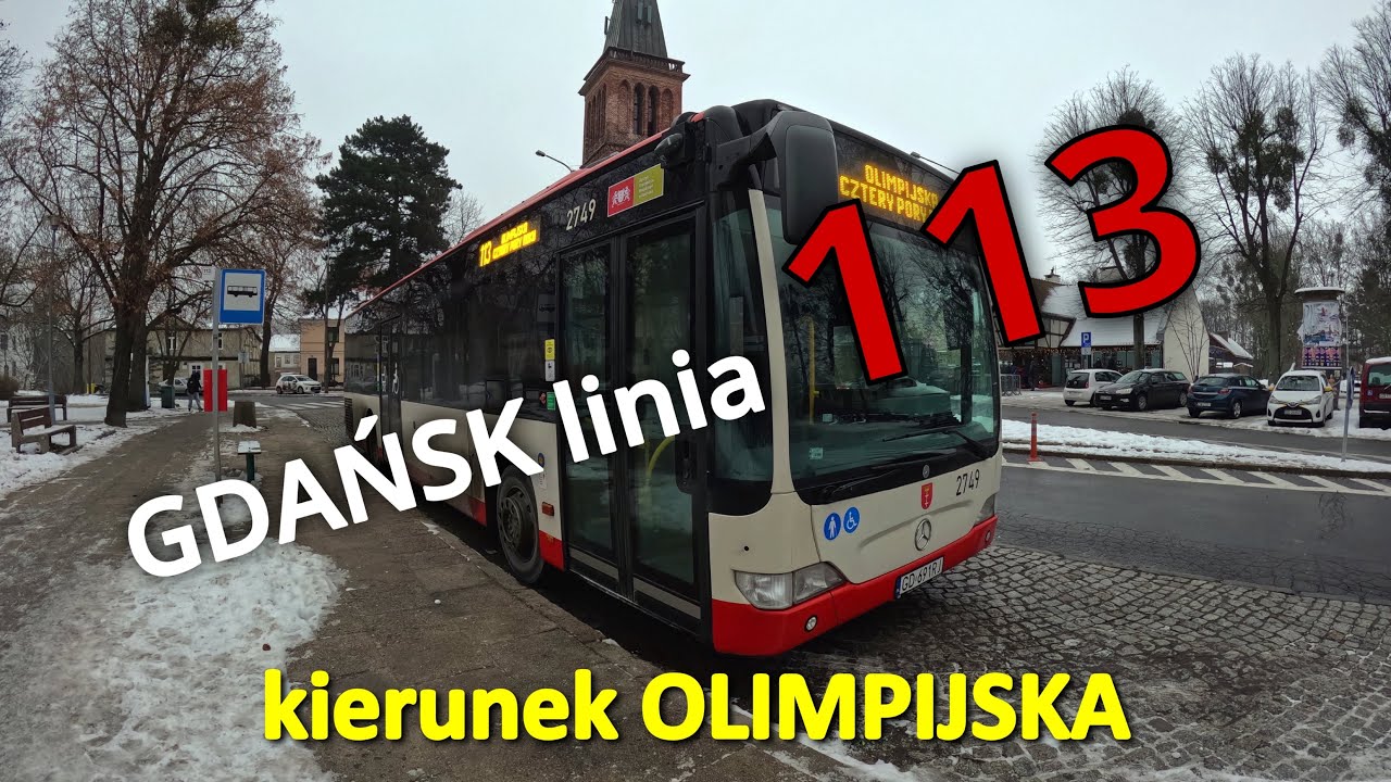GDAŃSK linia 113 kierunek OLIMPIJSKA