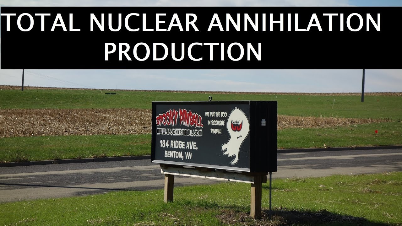 Inside the Spooky Pinball factory during Total Nuclear Annihilation production TNA