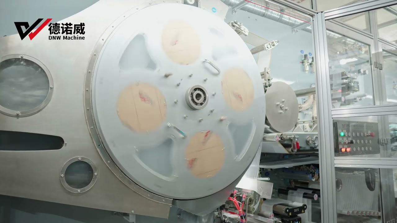 DNW 800 PPM I-Shape Baby Diaper Making Machine.