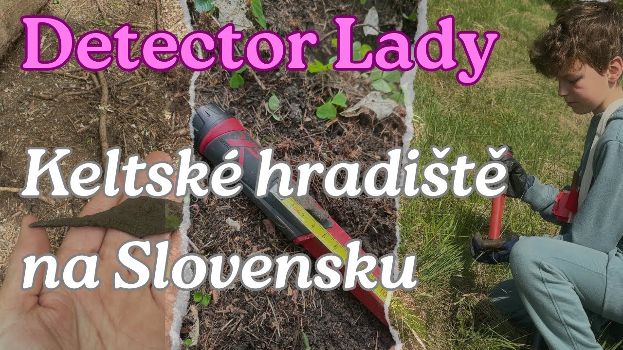 Keltské hradiště na Slovensku s detektorem kovů | Archeo výprava s Detector Lady