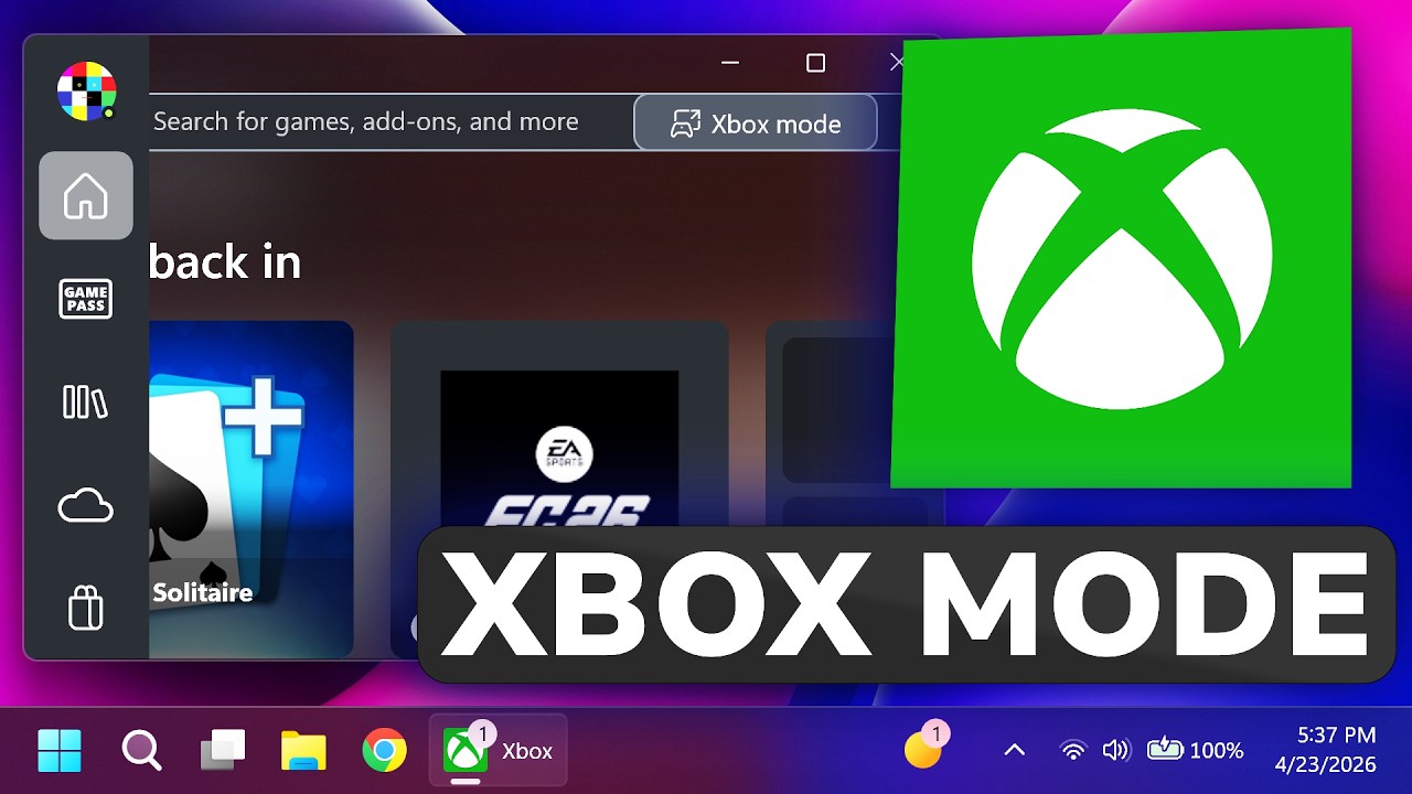 Новый режим Xbox в Windows 11 25H2 (как его включить)