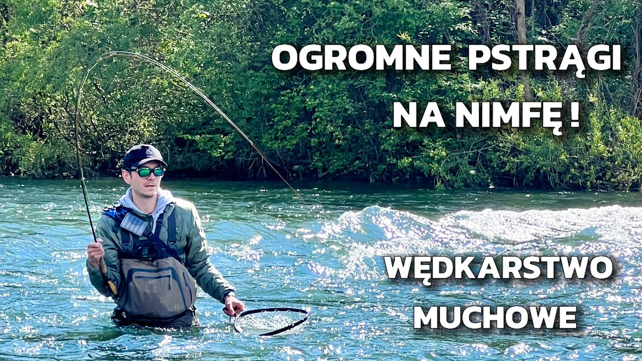 Piękne Pstrągi i Lipienie na Krótką Nimfę | Wędkarstwo Muchowe - Słowacja Rzeka Vag Cz.3