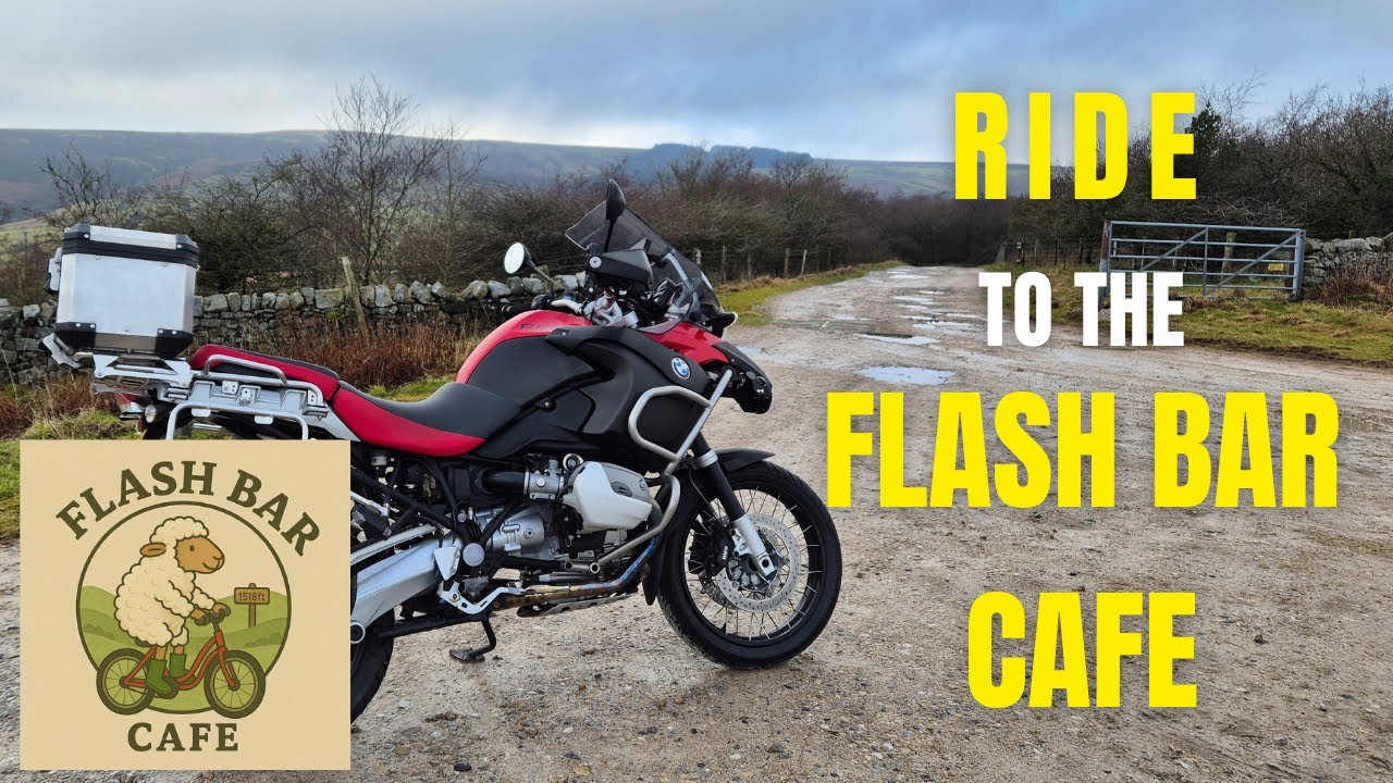 “Peak District Morning Ride to Flash Bar Café ☕🏍️”