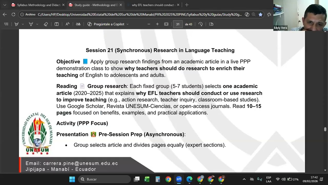 5B Session 21 MTD