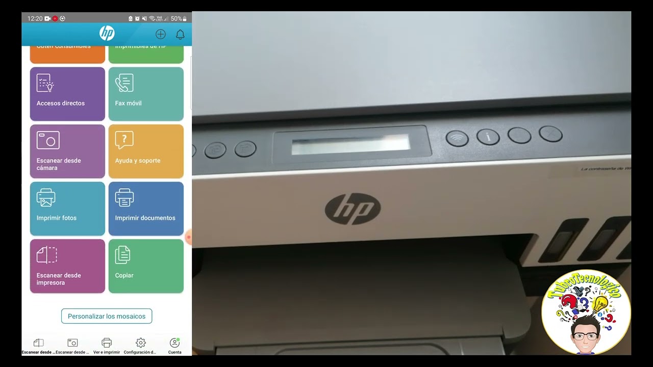 Como ampliar y reducir en impresoras Hp 580, 585, 590, 720, 750 desde su aplicativo Hp Smart.🖨️😎
