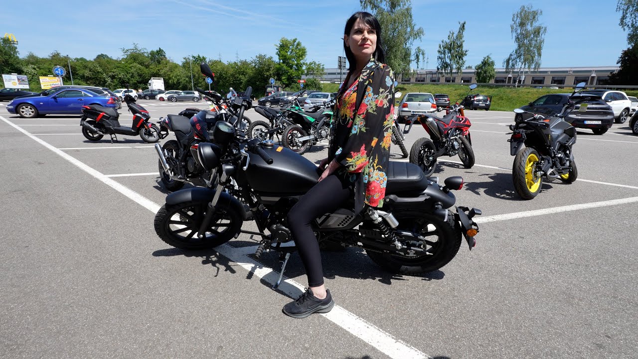 Billige China Wohnmobil 125er Motorräder 2023. Coffee Racer Online VT 125 E5 ABS. Naked Bike Chopper