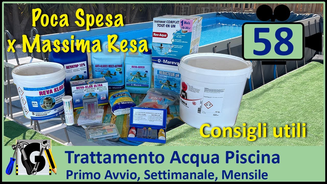 Trattamento acqua piscina - Consigli utili per risparmiare soldi