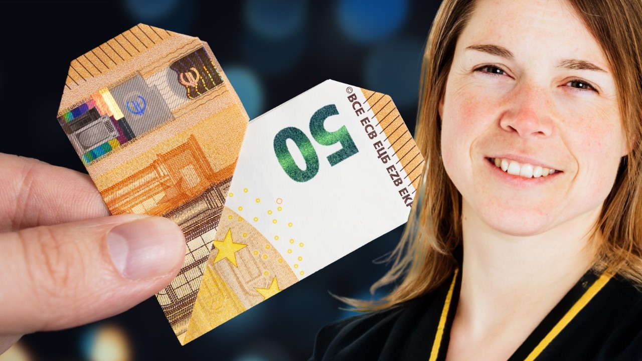 Geldschein falten Herz: Mit dieser Anleitung kann's JEDER! ❤️