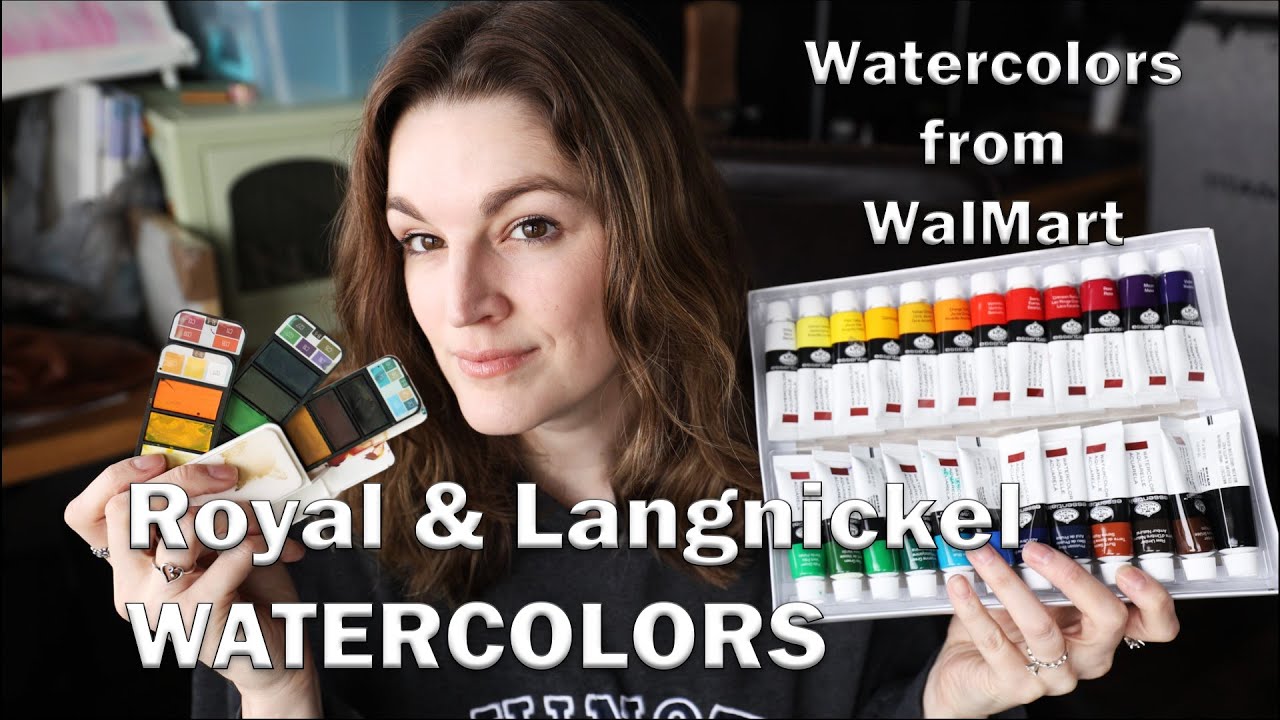 Недорогая акварель от WALMART — акварельные краски Royal & Langnickel Essentials