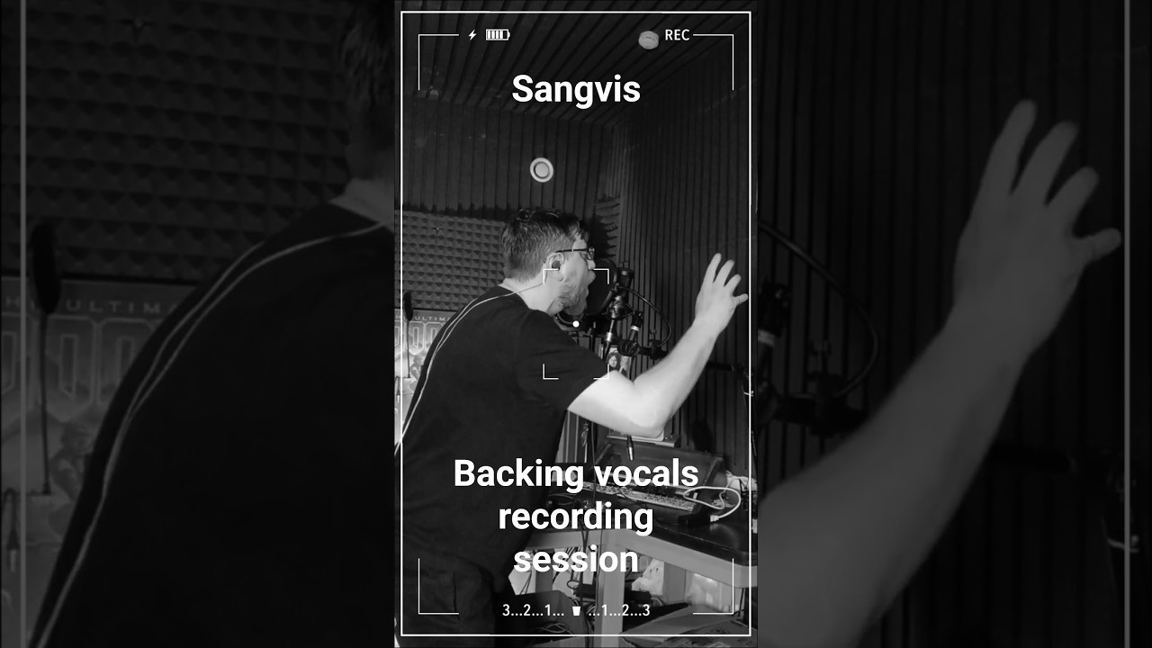 New backstage #Sangvis #metal #modernmetal #melodicdeathmetal #metalcore #vocal #recording #studio