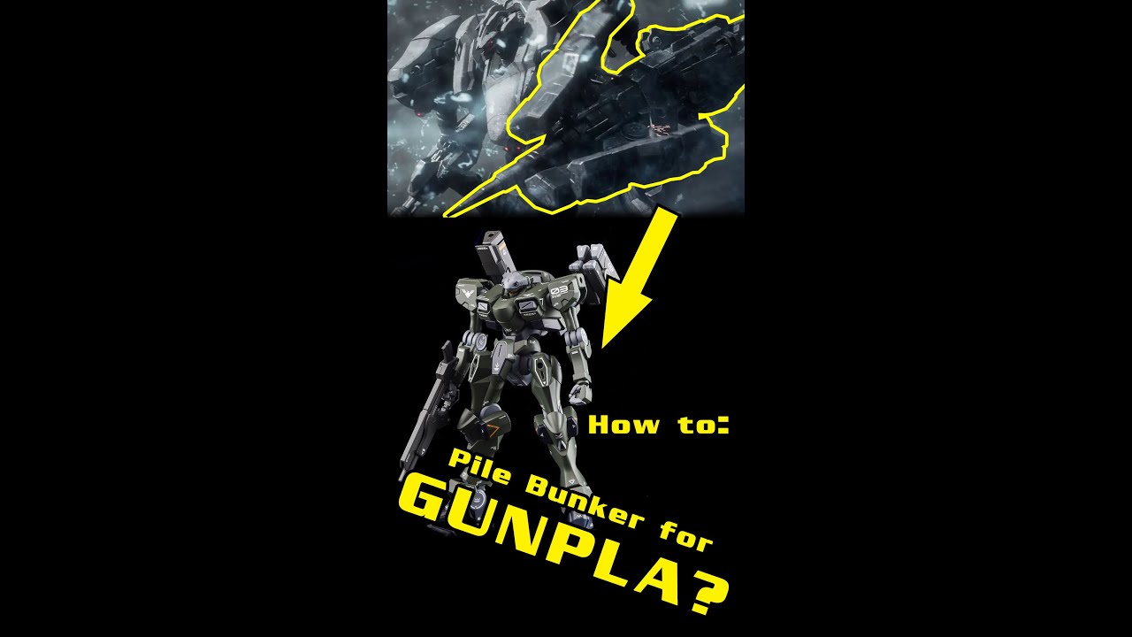 AC #Shorts - We have Ashmead at home: more Gunpla and plamo weapons modding tips