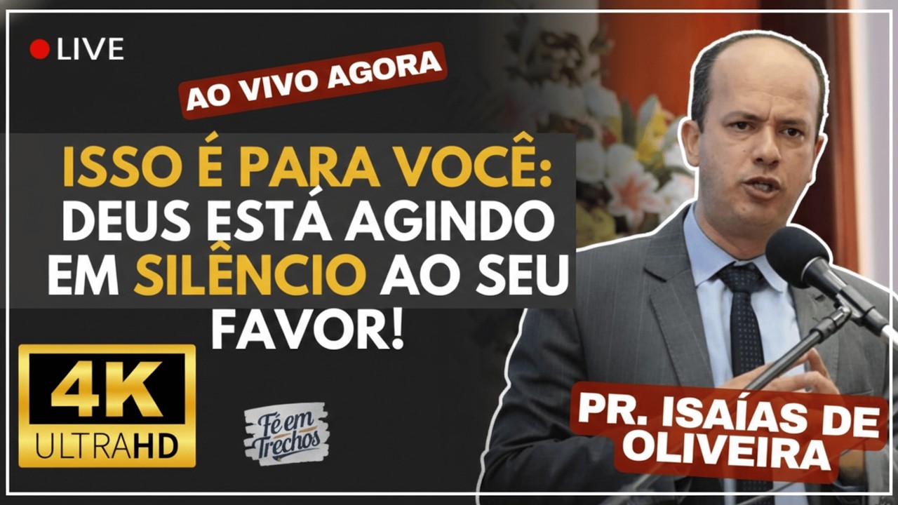 PARE TUDO! Deus mandou o Pr. Isaías de Oliveira te entregar isso AGORA! 🚨