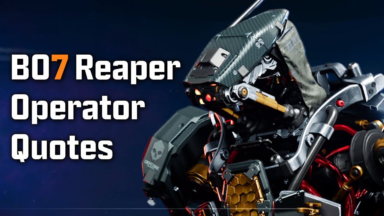Black Ops 7 Zombies - Reaper Operator Quotes