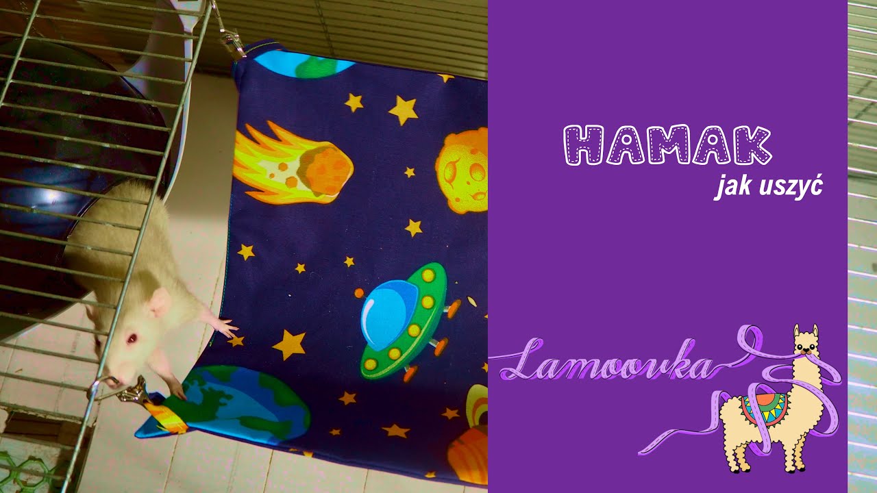 Hamak dla gryzonia-  jak uszyć, DIY