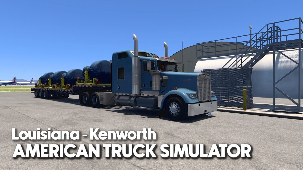 American Truck Simulator | Full Gameplay | Kenworth | Louisiana
