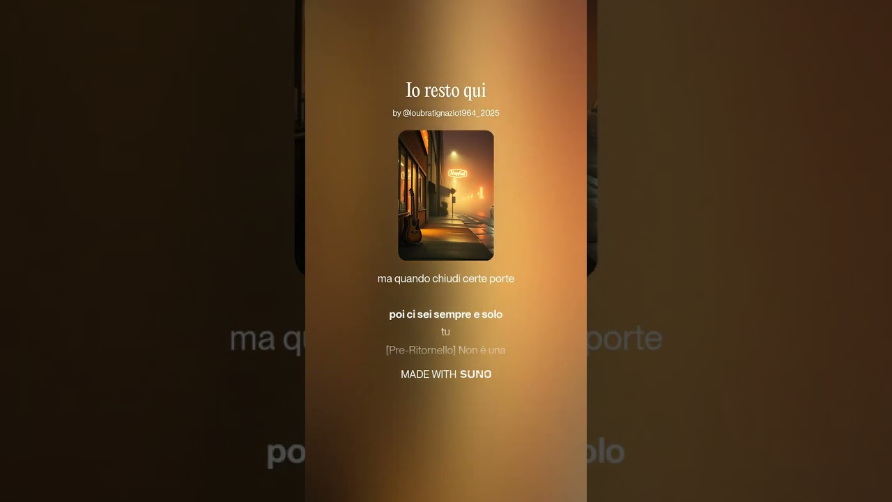 Io resto qui