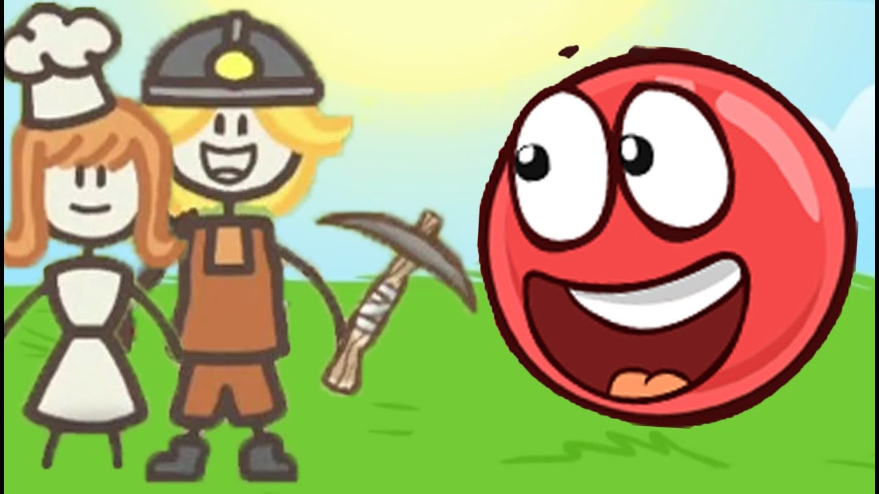 КРАСНЫЙ ШАРИК Красныш спасает любимую в стране СТИКМЕНОВ #139  Мультик ИГРА Draw a Stickman EPIC 2