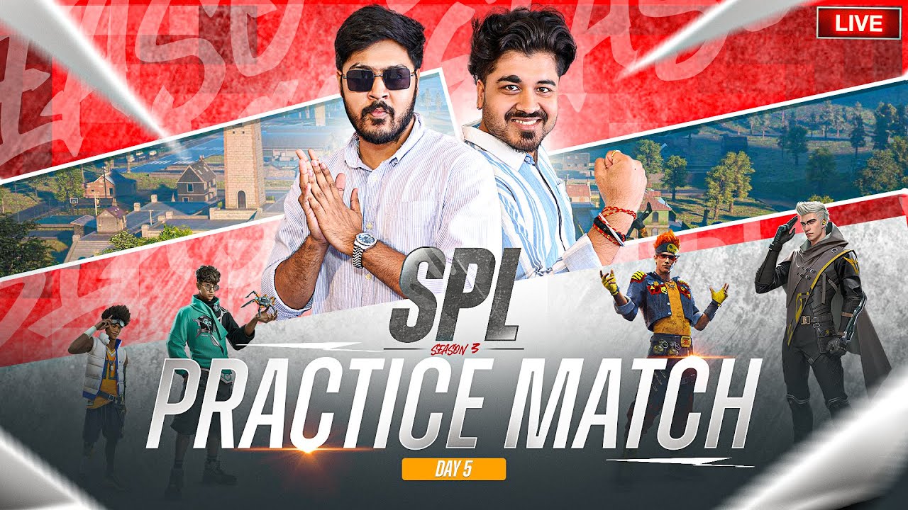 SPL - PRACTICE MATCH DAY 5🔥
