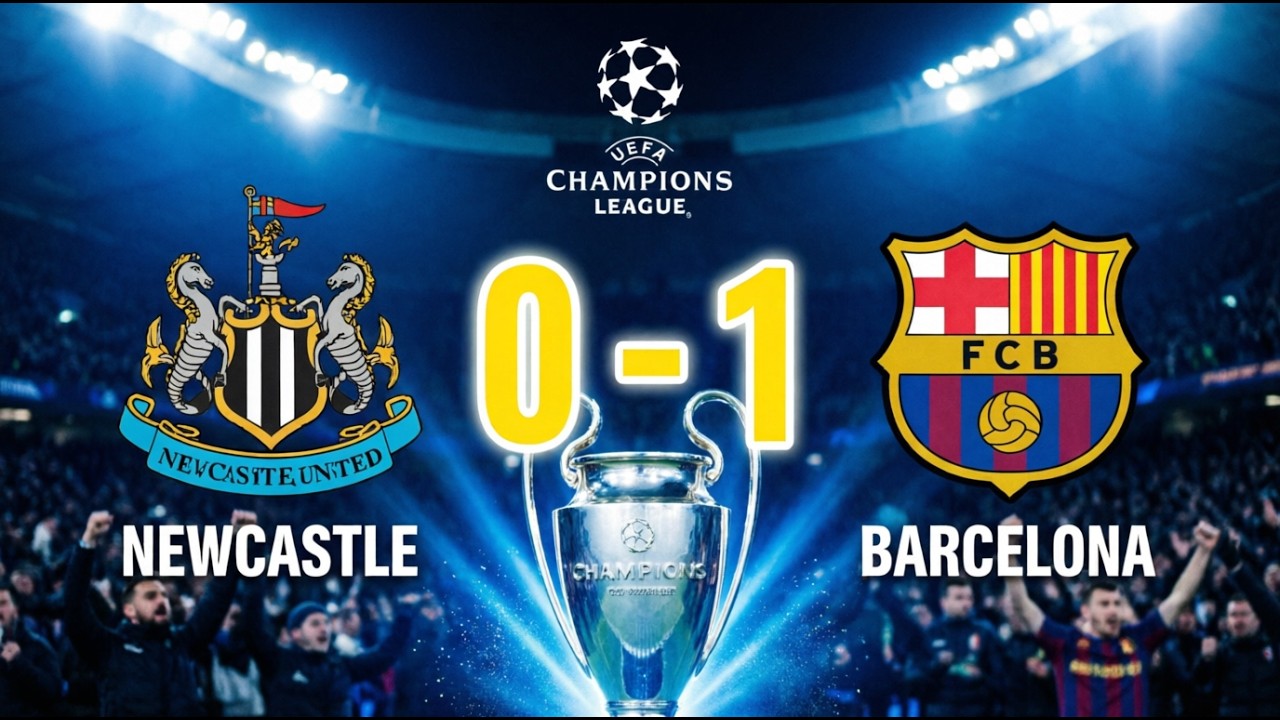 Newcastle United F.C. vs FC Barcelona | Champions League Simulation 🔥 SP Football Life 2026