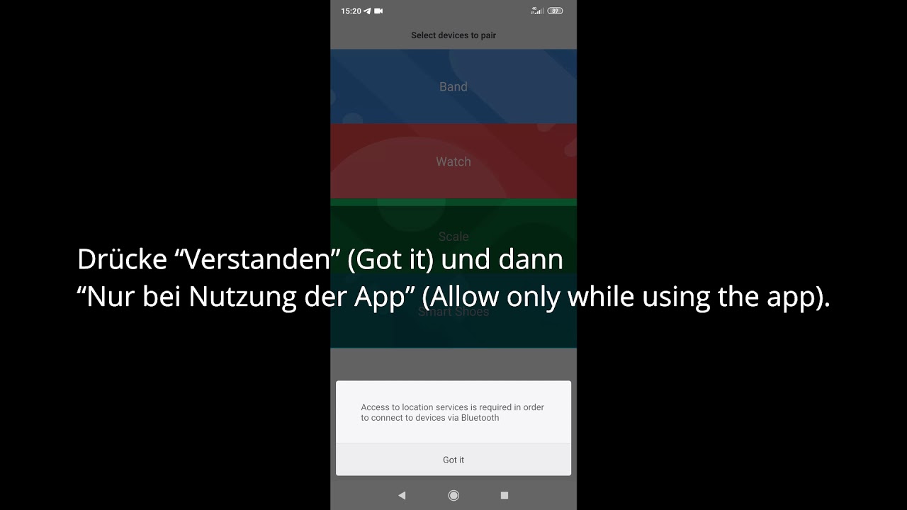Mi Band 3 - Wie man die Firmware aktualisiert