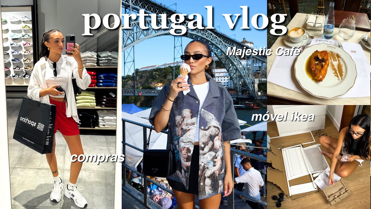 vida em Portugal || compras no Ikea, café majestic & organização do banheiro