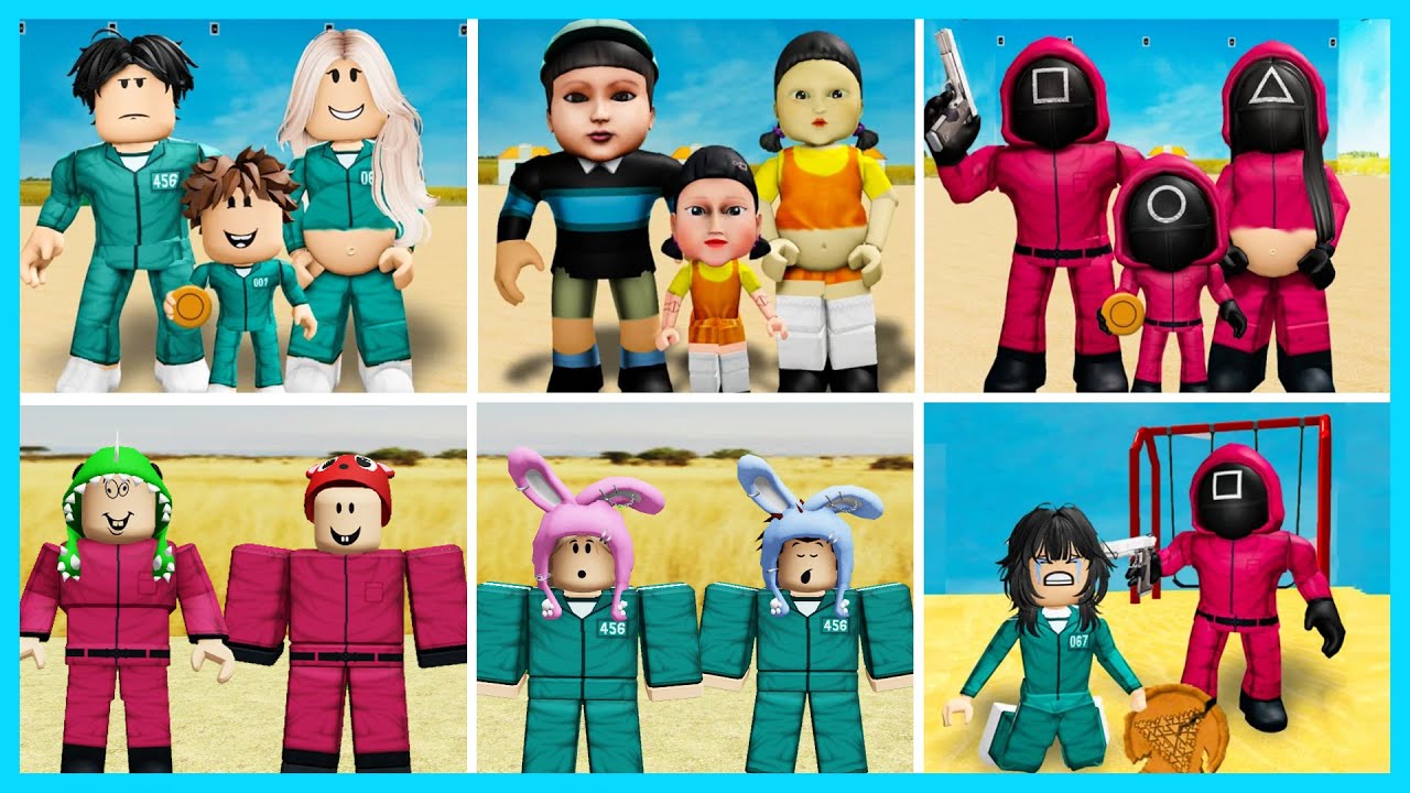 MIPAN & ZUZUZU Mencari Keberadaan Keluarga Squid Game! ROBLOX