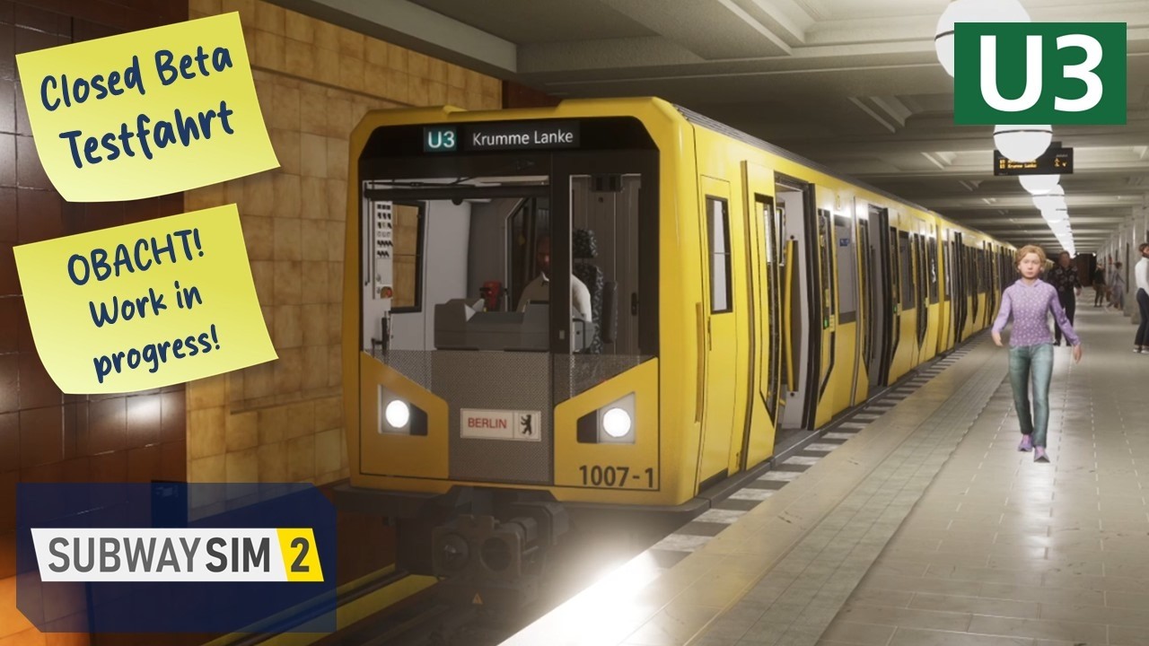 Closed Beta Testfahrt #4 | Berlin | U3 | HK | SubwaySim 2