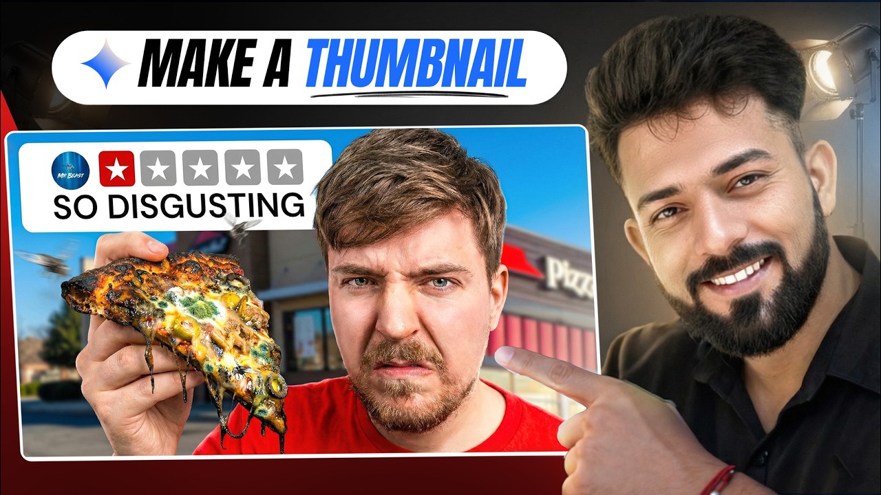Design VIRAL YouTube Thumbnails using AI + Photoshop & Photopea 🚀