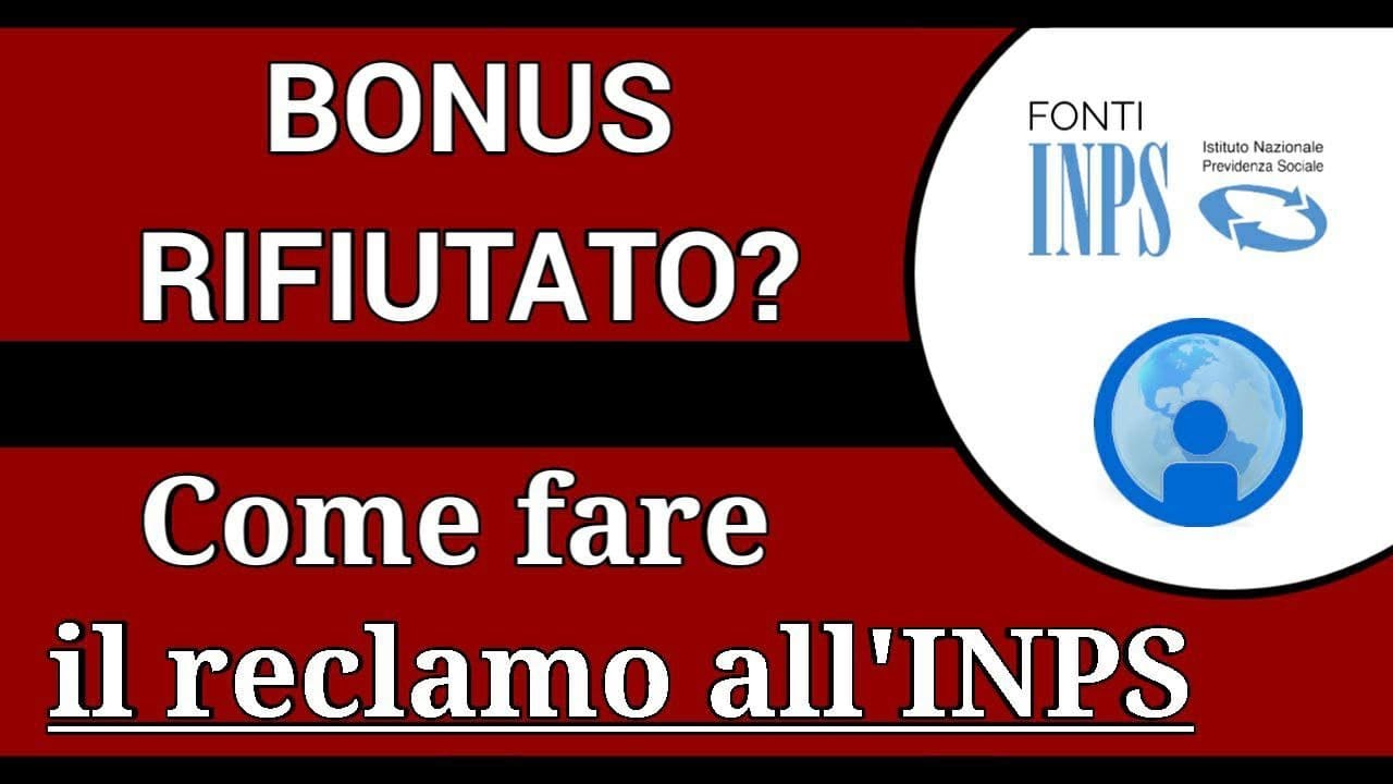 BONUS INPS RIFIUTATO? Come chiedere il riesame