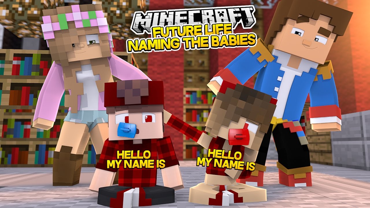 LITTLE KELLY NAMES HER TWIN BABIES! Minecraft Future Life w/Little Donny (Custom Roleplay)