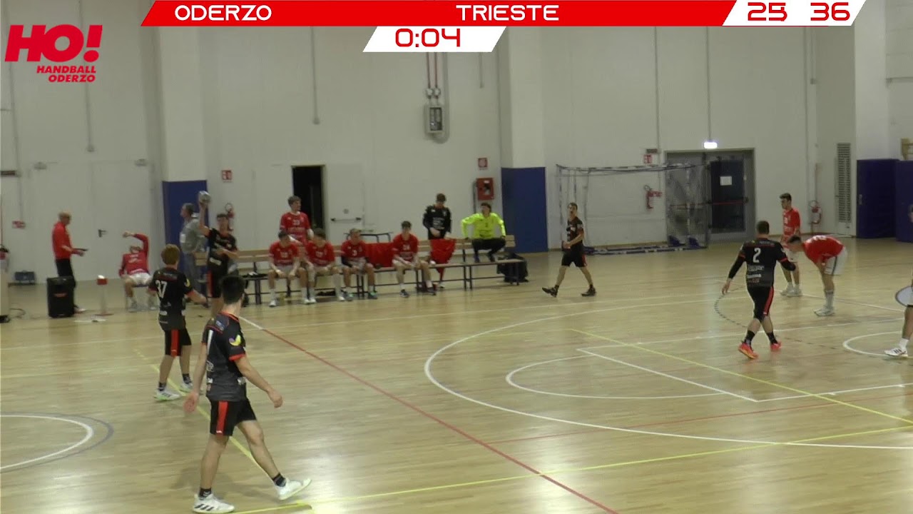 PALLAMANO CAMPIONATO SERIE B: HANDBALL ODERZO Vs TRIESTE