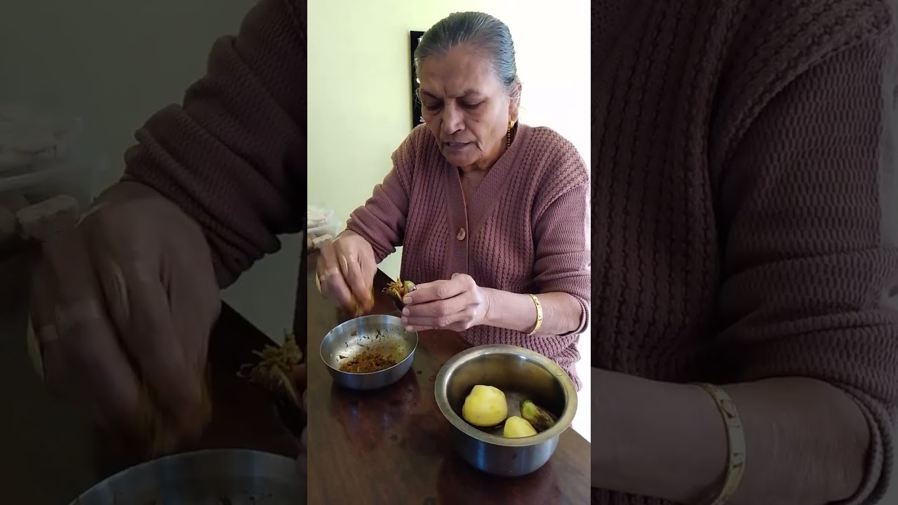 Ringna ,Batata bharela nu shak #youtube#trending #viral 