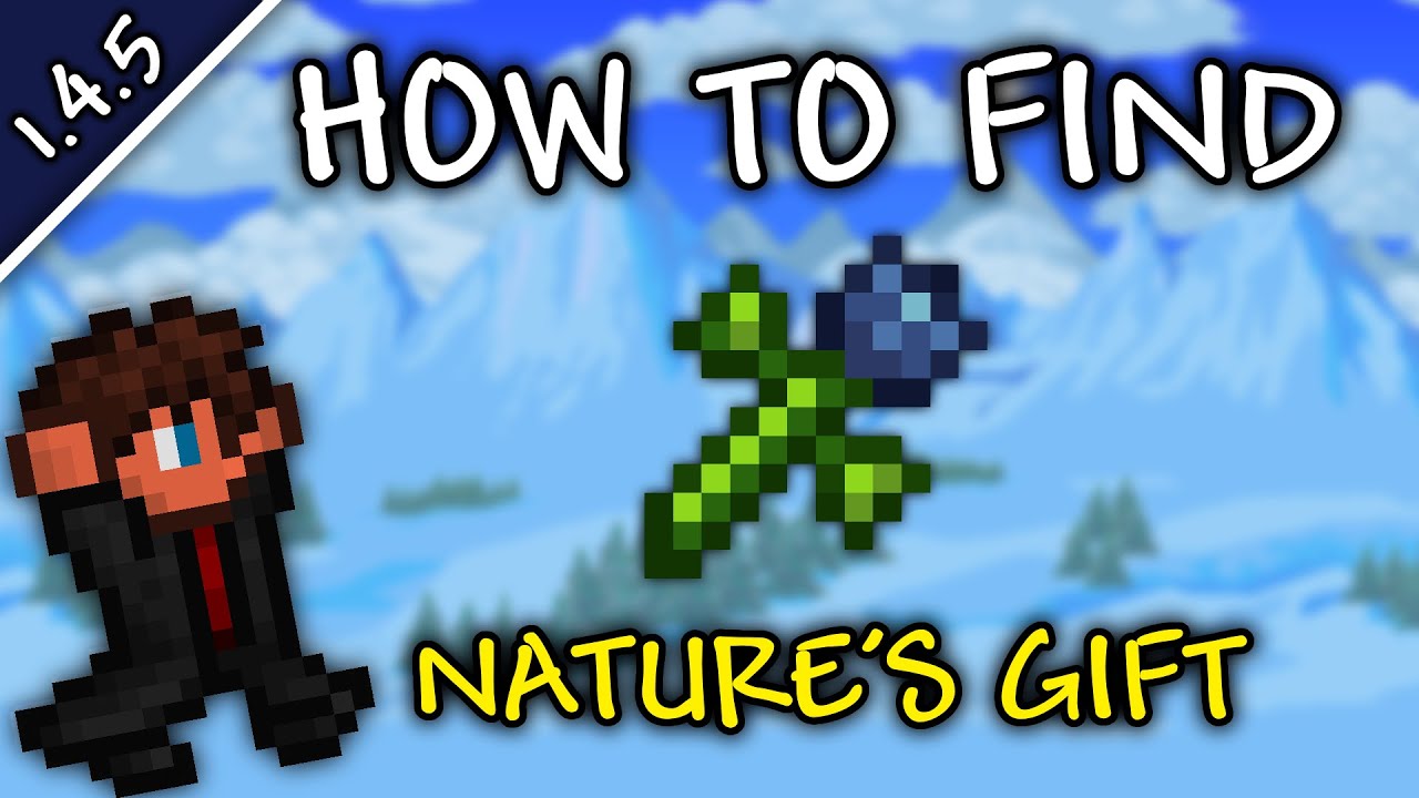 How To QUICKLY Find Nature's Gift In Terraria 1.4.5.4 | Nature's Gift Seed 1.4.5.4