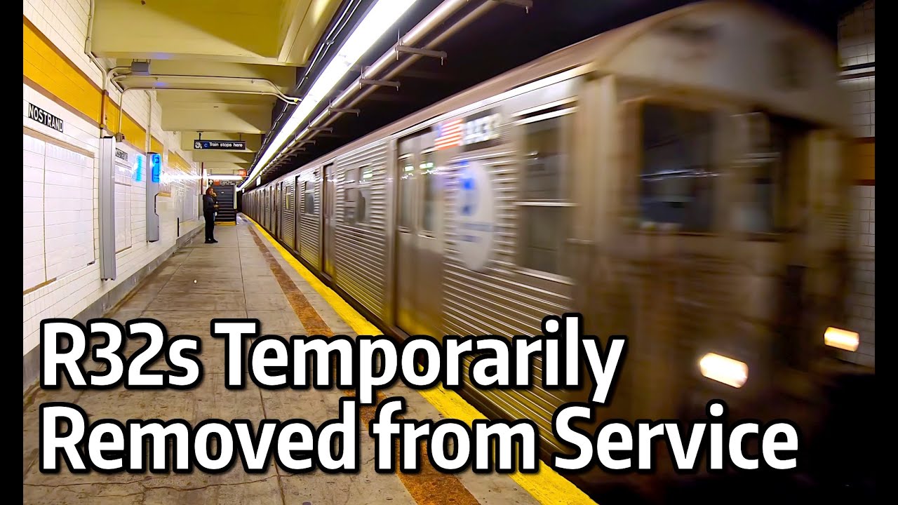 ⁴ᴷ⁶⁰ R32 Type Subway Car Temporarily Removed from Service