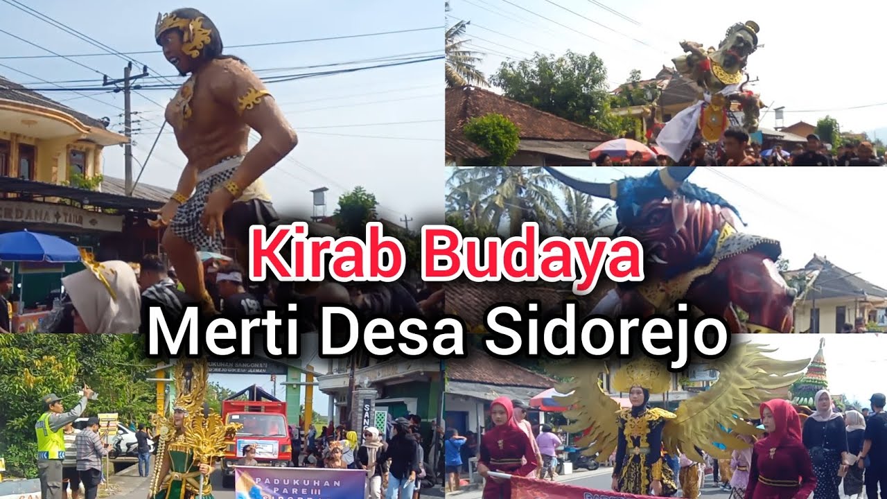 Kirab budaya Merti Desa Sidorejo Godean Sleman Yogyakarta 