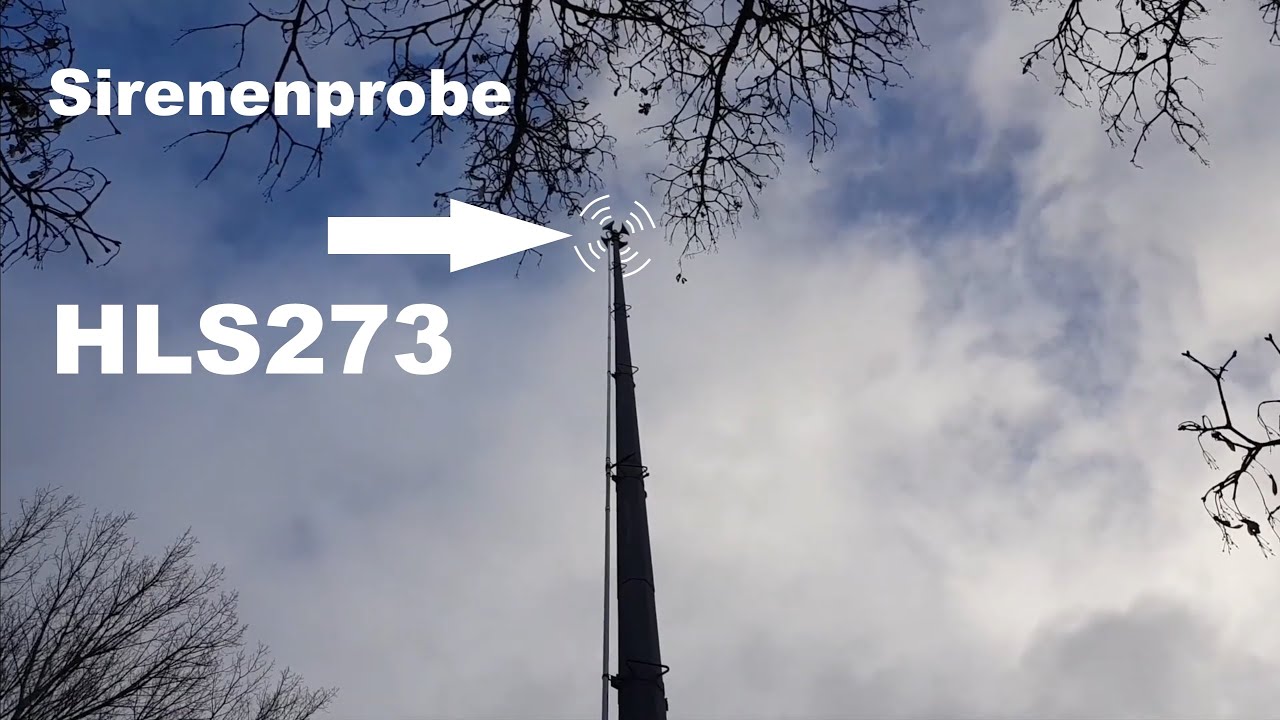 Sirenenprobe HLS 273 Darmstadt-Kranichstein