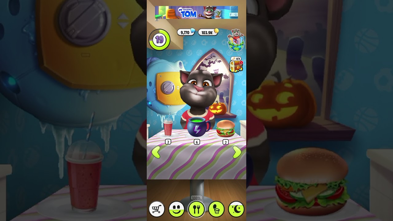 Talking Tom 😺 fun 😊 game play 