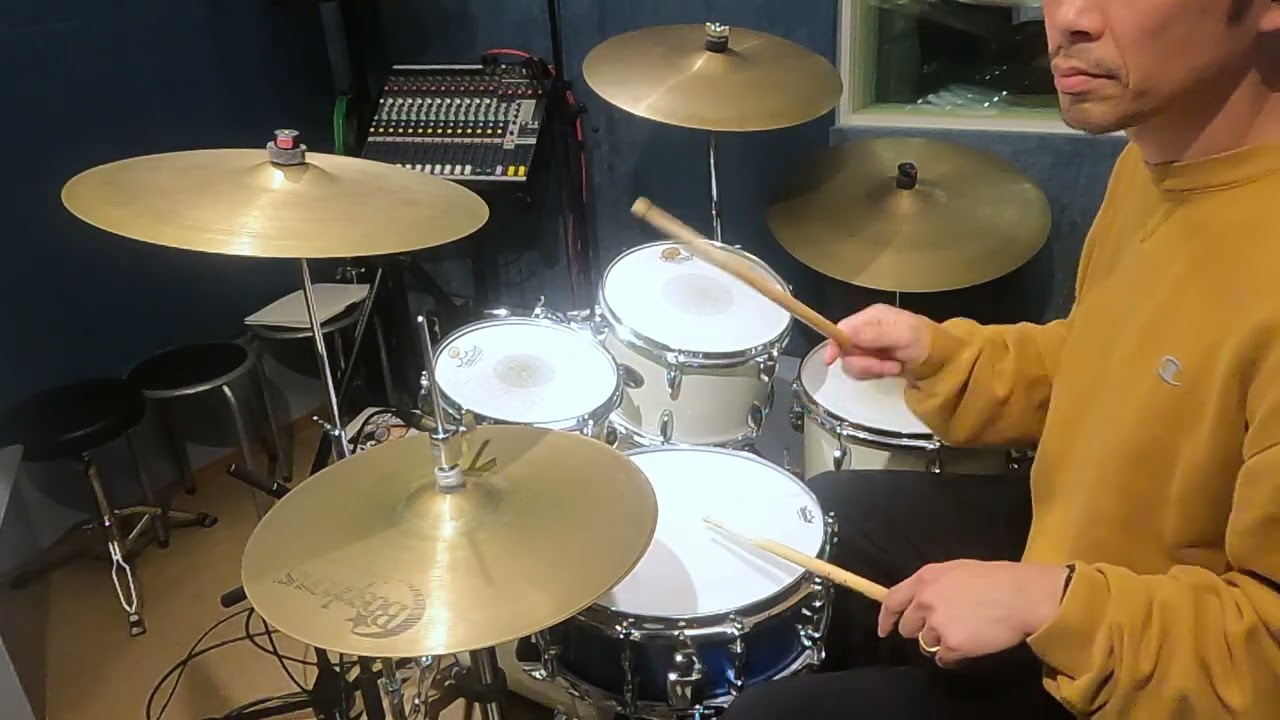 米米CLUB/君がいるだけで【ドラム譜 参考動画】【中級(Level 3)】 drum cover ドラムカバー