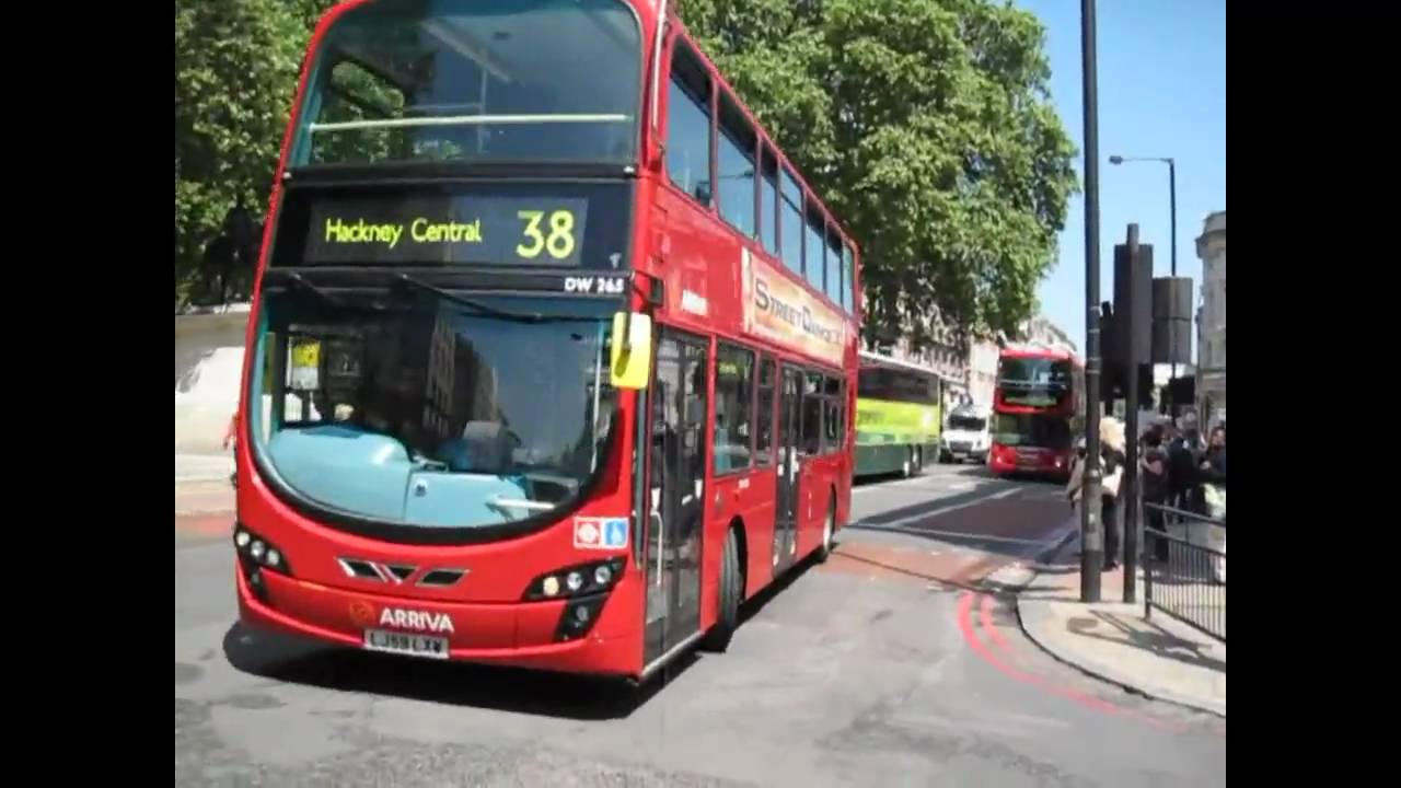 Buses in Central London 2nd June 2010.MOV