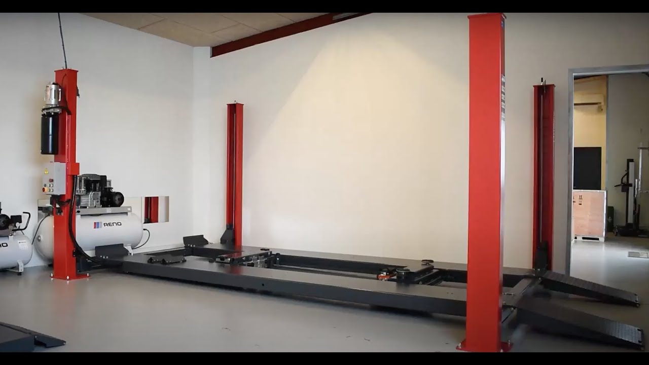Deluxe 4 søjlet autolift - 4200 kg. - Ny model - Nimalift.dk