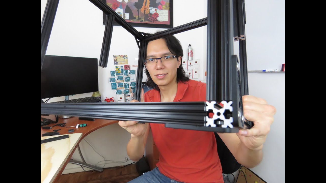 Estructuras de aluminio para prototipado, 3d, CNC y m&aacute;s