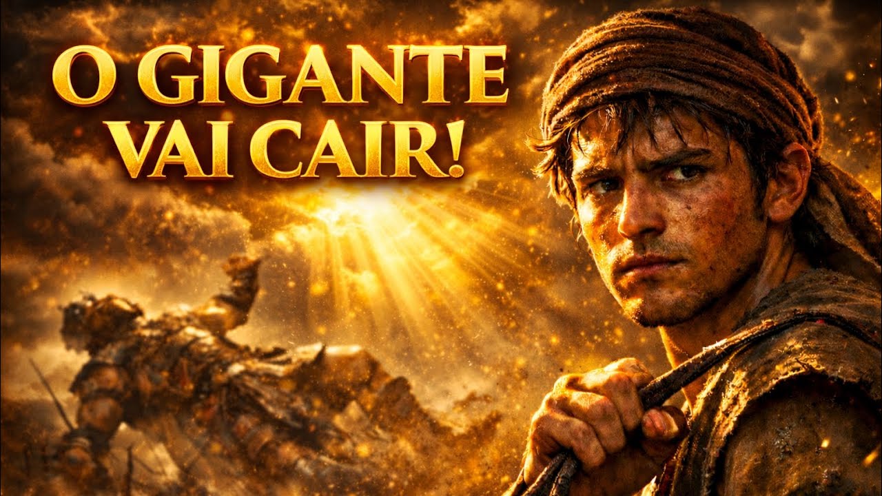 O GIGANTE VAI CAIR! ⚔️ A Batalha de Davi e Golias | Louvor Gospel Poderoso