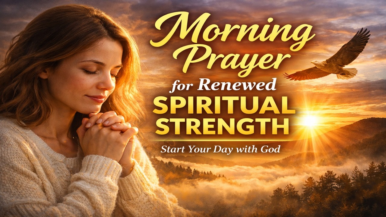 PRAYER FOR RENEWED SPIRITUAL STRENGTH | POWERFUL MORNING PRAYER BEFORE YOU START YOUR DAY.